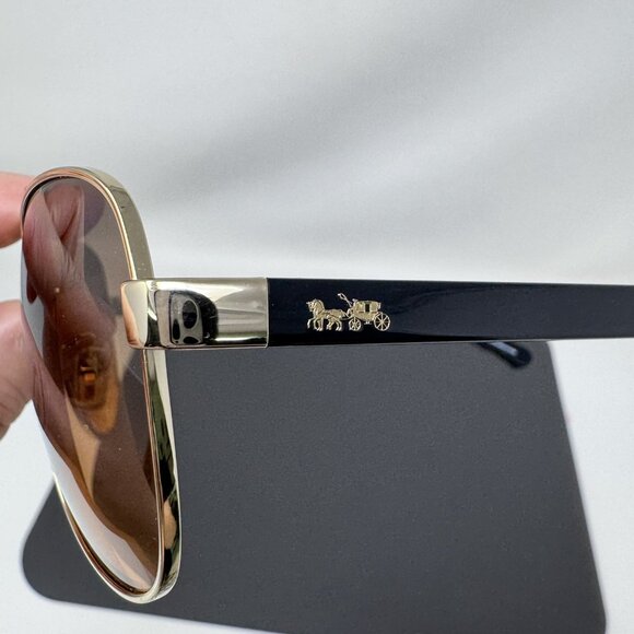 Coach Sunglasses HC 7077 (L1015) Frames 932195 (Light Gold) 58 [] 14 140 - Picture 7 of 12